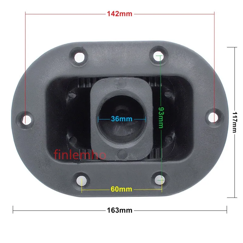 1 Buah DJ Speaker Mount Flange Vertikal Sudut Disesuaikan Plastik untuk Tripod Berdiri Subwoofer Home Theater Profesional Audio Mixer