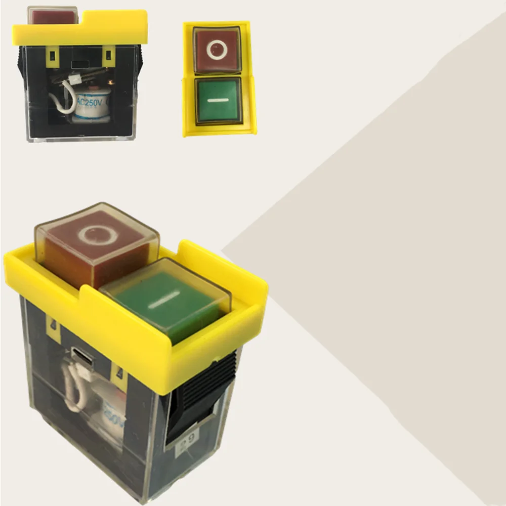 1Pcs  Original Electromagnetic switch, KJD6 5E4 Switch, Control Box Switch for Drill Machine AC 250V 6(4)A