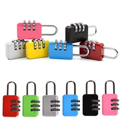 3 Digit Dial Code Number Password Combination Lock Padlock Small Portable Travel Luggage Zipper Bag Padlock Suitcase Bag Lock