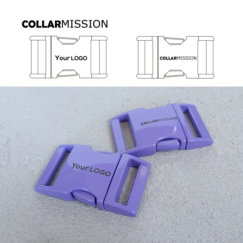 20pcs/lot engraved violet metal buckle quick side release 25mm,we provide laser engraving service customize LOGO CCK25V