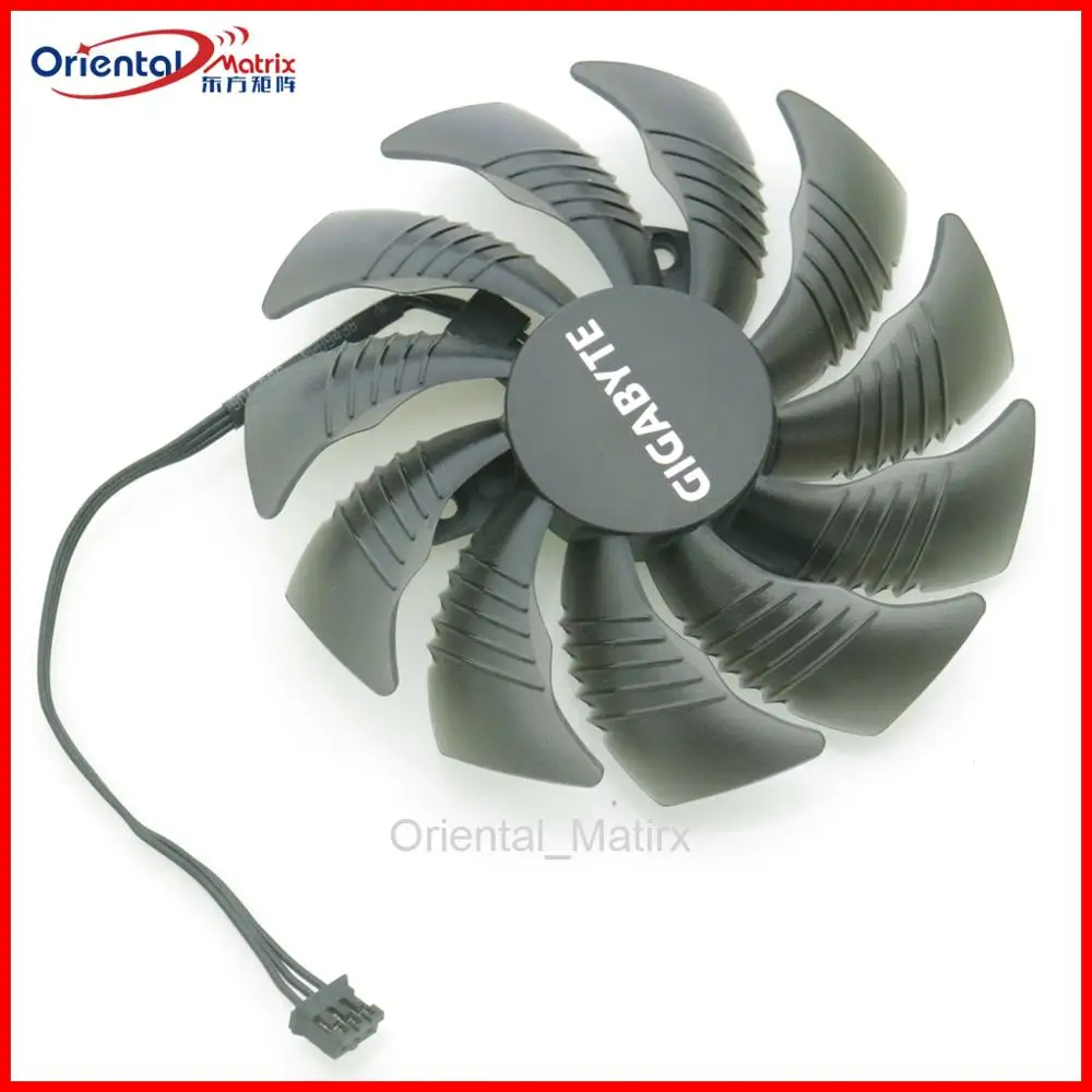 

T129215SU DC12V 0.50A 85mm For Gigabyte GTX950 GTX1050 RX550 RX560 Graphics Card Cooling Fan 3Pin