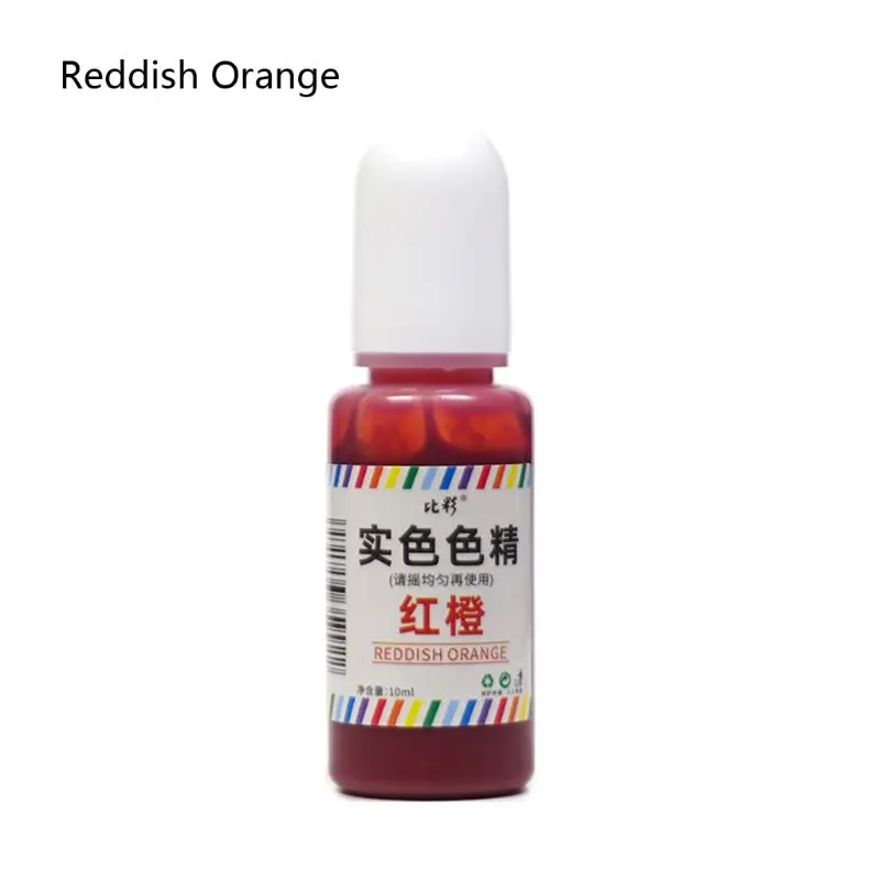 10ml Nhựa CHỐNG UV Đặc Sắc Tố Chất Lỏng Nhuộm 12 Màu DIY Nhựa Trang Sức Làm đồ Thủ Công