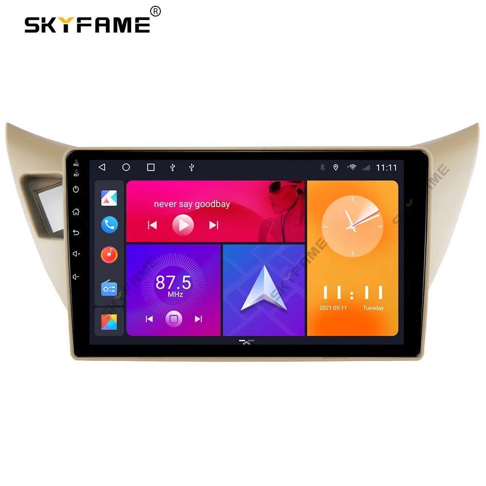 SKYFAME Adattatore per fascia per telaio auto Kit pannello di montaggio per cruscotto radio Android per Mitsubishi Lancer IX GLX