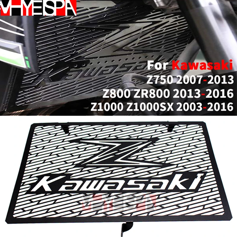 Motorcycle Radiator Grille Guard Gill Stainless Steel Cover Protector For KAWASAKI Z800 2013-2016 Z1000 Z1000SX Z750 ZR800