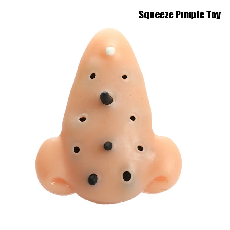 Blackhead Shape Pimple Toys Squeeze Acne Stress Relief Toys  Remover Stop Toys