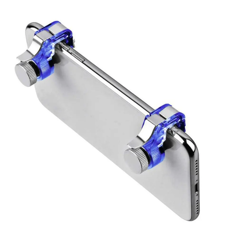 زر التحكم بألعاب بابجي, ميتال جايم ترجرعلى الهاتف الذكي أيفون, 2 قطع, من مجموعة الكسسوارات للهواتف المحمولة, للعب الالكترونية القتالية بقواعد البقاء على قيد الحياة و اطلاق النار l1 r1