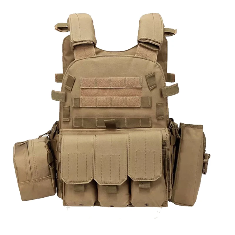 Combat Tactical Vest Live CS Games Airsoft Sport Body Armor 6094 Tactical Vest With 3 Magazine Pouch