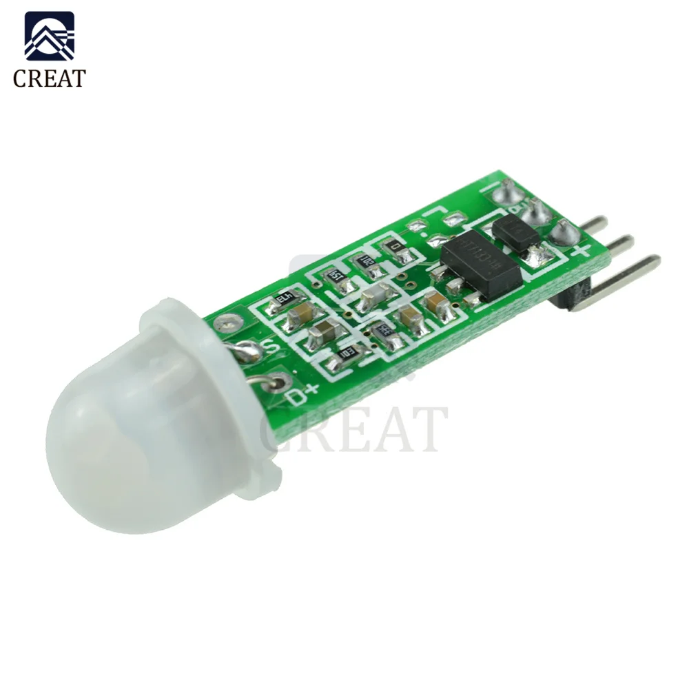 HC-SR505 SR505 Mini módulo de detección para placa Arduino, módulo de Sensor humano corporal, modo de detección, interruptor de Sensor Mini cuerpo nuevo