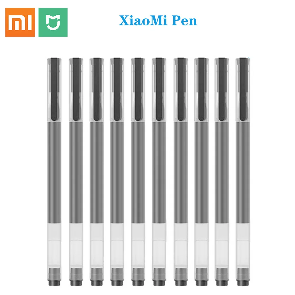 Retail Xiaomi Mijia Pen neutral pen Signing Pen 0.5 Ink Smooth Red OR Black Refill MiKuni Japan Ink for Office learning NO BOX