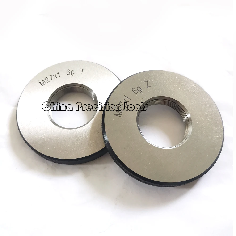 Conjunto de Anel de Rosca Métrica 6g M18 M20 M22 M24 M25 M26 M27 M30 go Nogo Parafuso Fino Calibre M18x1.5 M18x1 M20x1.5 24×1 M26x1
