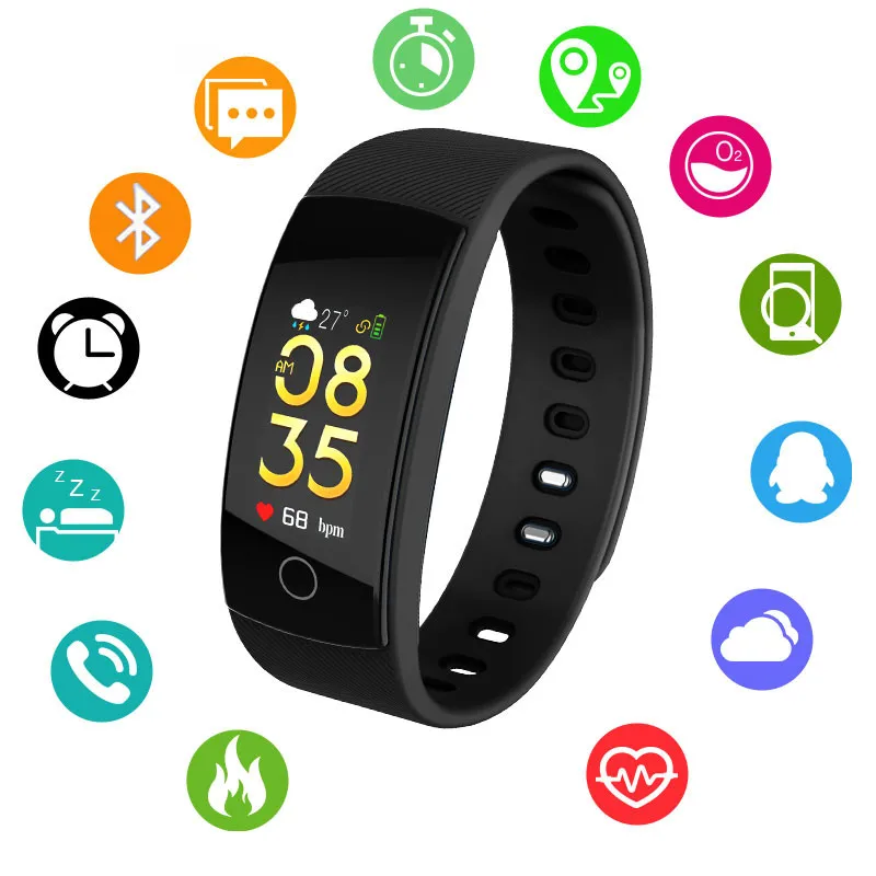 

BOAMIGO Brand Smart Sport Watch Monitor Heart Rate Voice Call Sport Pedometer Smart Watch Android IOS Phone Bluetooth Connection