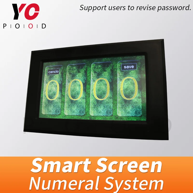 YOPOOD Smart Screen Numeral System Prop escape room  enter correct 4 digits password to unlock real life takagism game supplier