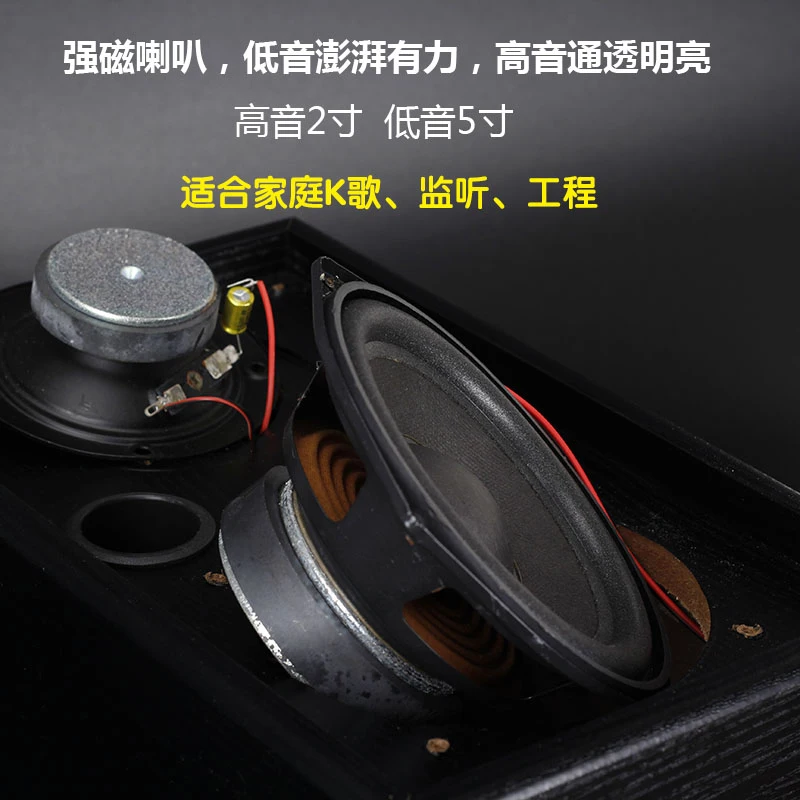 100 واط 5 بوصة عالية الطاقة الرئيسية المتكلم السلبي حمى الصوت مضخم الصوت K أغنية الجدار الشنق الصوت المحيطي سطح المكتب الجبهة المتكلم