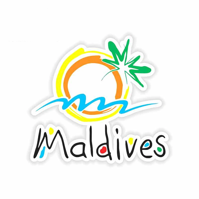 

Dawasaru Maldives Logo Funny Car Sticker Personalized Decal Laptop Truck Motorcycle Auto Accessories Decoration PVC,13cm*11cm