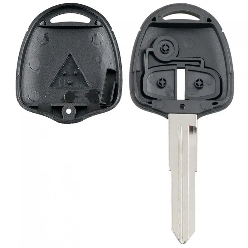 Coque de clé à distance de voiture à 2 boutons avec lame MIT8, adaptée pour Mitsubishi Lancer IV, V, VI, VII, FINIX, CT9, AGrandis, Outlander