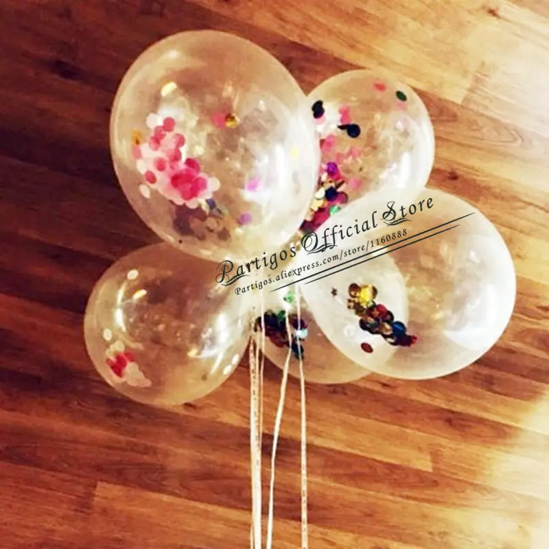 Globos transparentes de látex de todos los tamaños, suministros de helio para fiesta de boda, decoración de cumpleaños, DIY