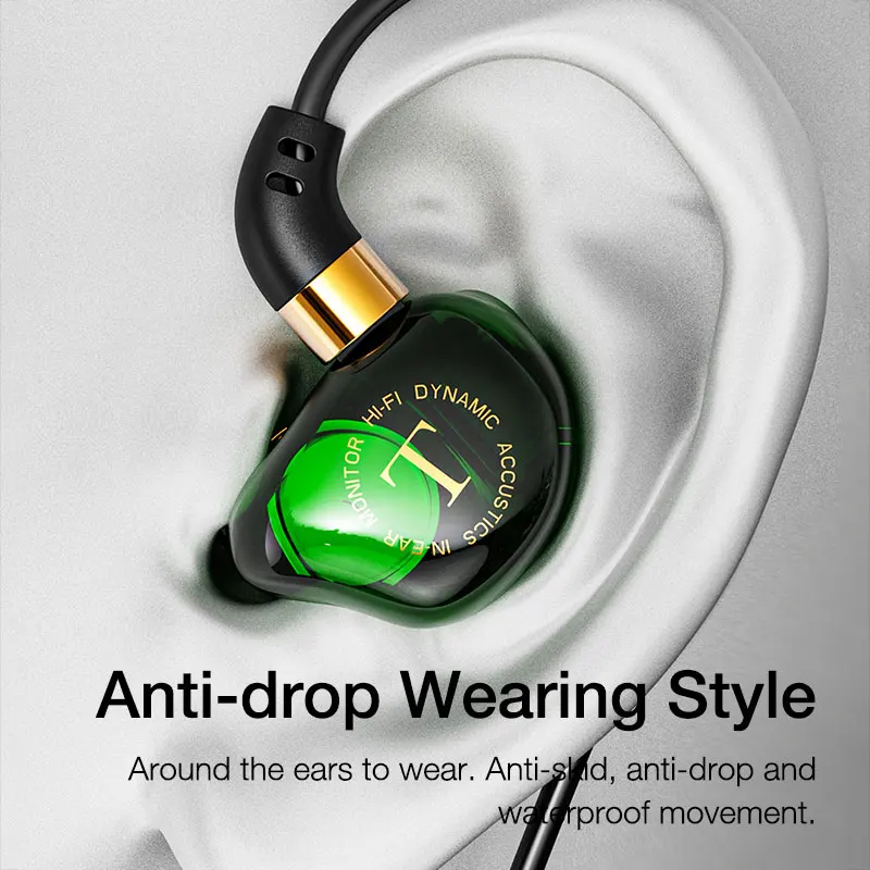 EARDECO 헤드폰 헤드셋 (마이크 포함) HiFi 유선 헤드폰 중저음 인이어 이어폰, 스포츠 와이어 폰 이어버드 모바일 헤드셋 스테레오