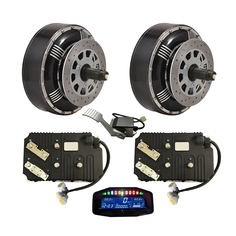 2WD 8000W 96V Small Electric Car Hub Motor Conversion kits