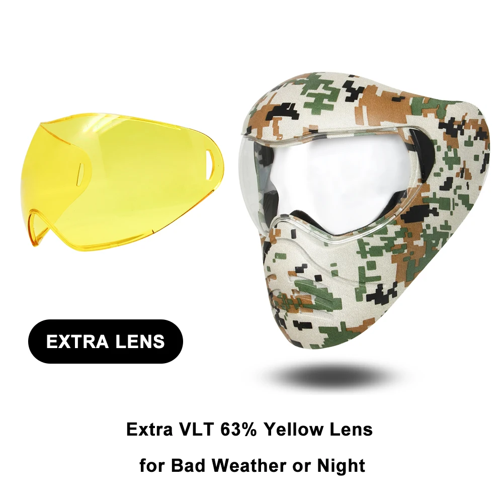 EnzoDate Face Shield Motorcycle Sports Utility Dirt Bike ATV Paintball Boating Sand Rails Snow Snowmobiling
