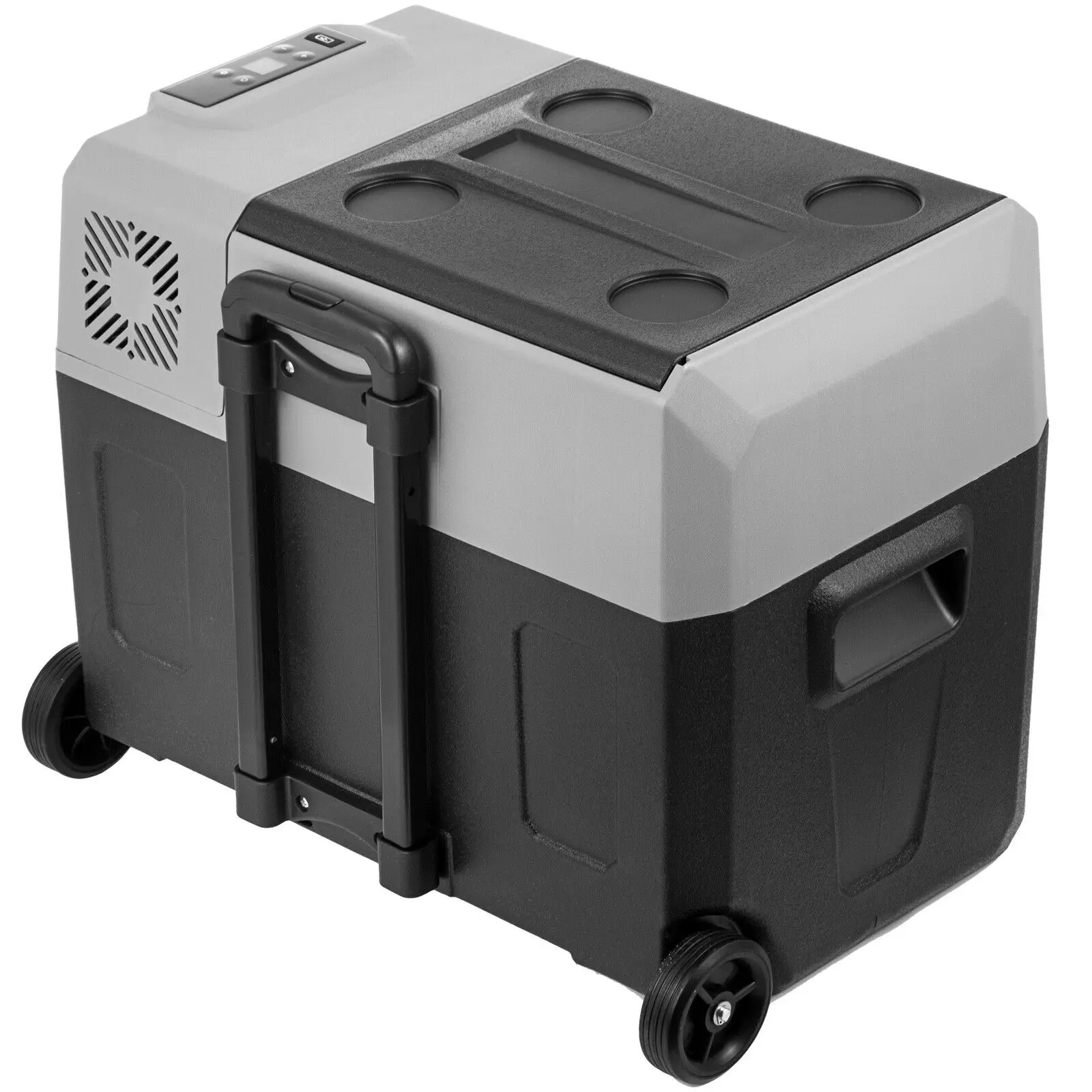SucceBuy 30L 40L 50L Mini Car Refrigerator Small Fridge Freezer Portable Compressor Cooler 220V for Driving Camping Picnic