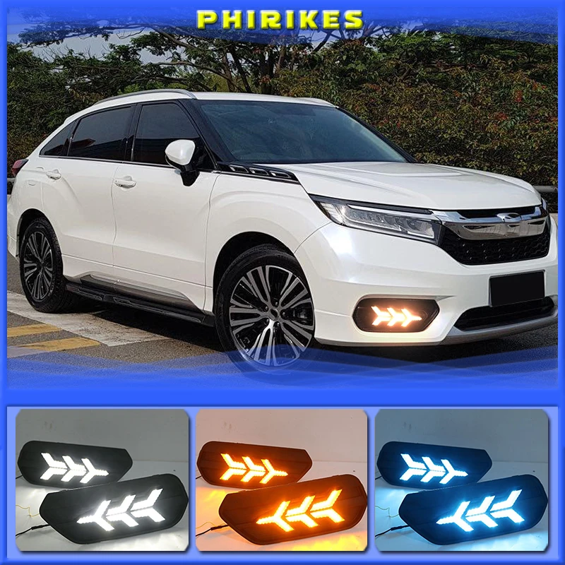 

2PCS LED DRL Daytime Running Lights Daylight Waterproof Signal car Styling For Honda AVANCIER 2017 2018