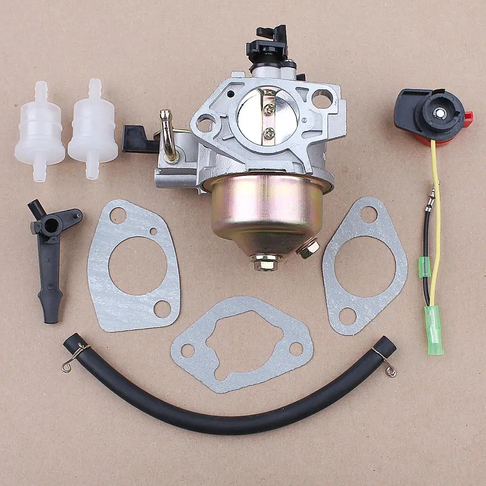 Carburetor Kit for Honda GX240 GX340 GX390 8HP 11HP 13HP 188F 16100-ZF6-V01 Gas Engine Motor Generator Fuel Filter