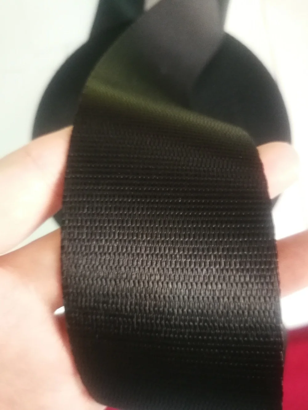 3M-30M Black European Standard Car Seat Belt Webbing Car Personalized Modification Seat Belt Webbing Car Accessories
