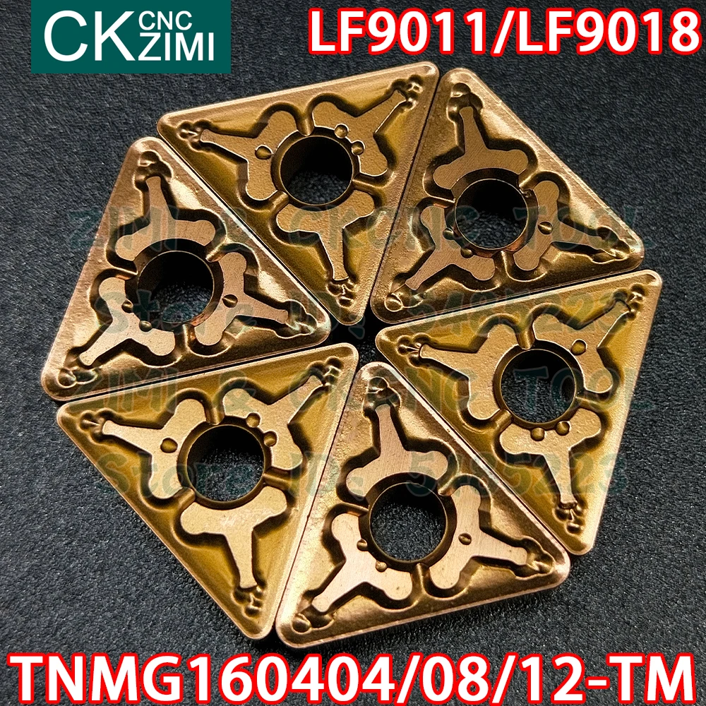 10P TNMG160404-TM TNMG160408-TM TNMG160408-TM LF9011 LF9018 Carbide Inserts External Turning Tools CNC lathe Tool TNMG For Steel