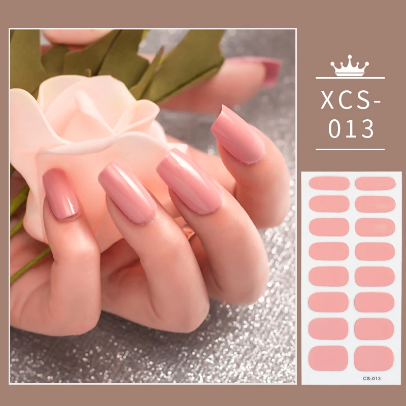 1pc 3D Nail Slider Beauty Nail Stickers Shining Wave Line Decals Adhesive Manicure Tips Salon Nail Art Decorations