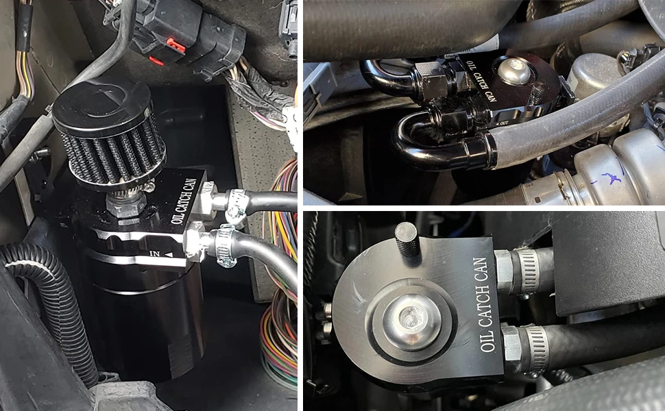 Auto verblüffter Aluminium-Ölauffangbehälter mit Luftfilter, Entlüftung, verblüffelte Armaturen, atmungsaktiver Wasserkocher – Detail 10