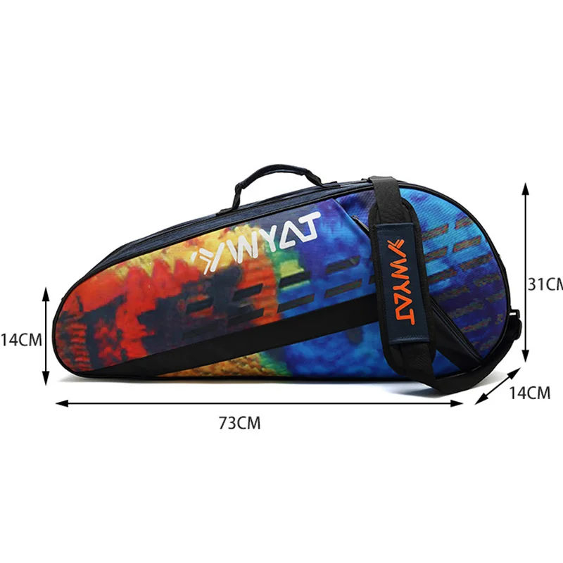 Waterproof Badminton Racket Bag Single Shoulder Thicken Gymbag Sport Bags For Badminton Training Shoes Kids Adult Gifts