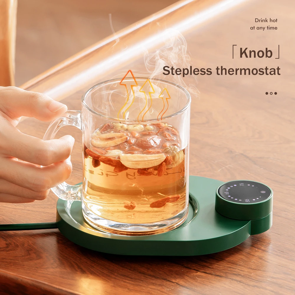 Văn Phòng Của Ấm Chén Cà Phê Làm Nóng Coaster 3 Bánh Răng Nhiệt Độ Không Đổi Nhà Sưởi Trà Sữa Giữ Ấm Đồ Uống Nóng Lạnh