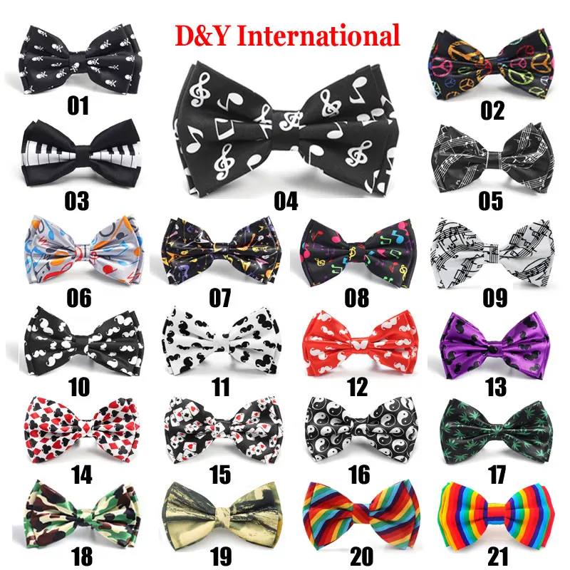 Novelty Ties Bow Tie for Men Men\'s Unisex Tuxedo Dress Party Business Fashion Wedding Cravat Butterfly Knot Formal Dress Gift