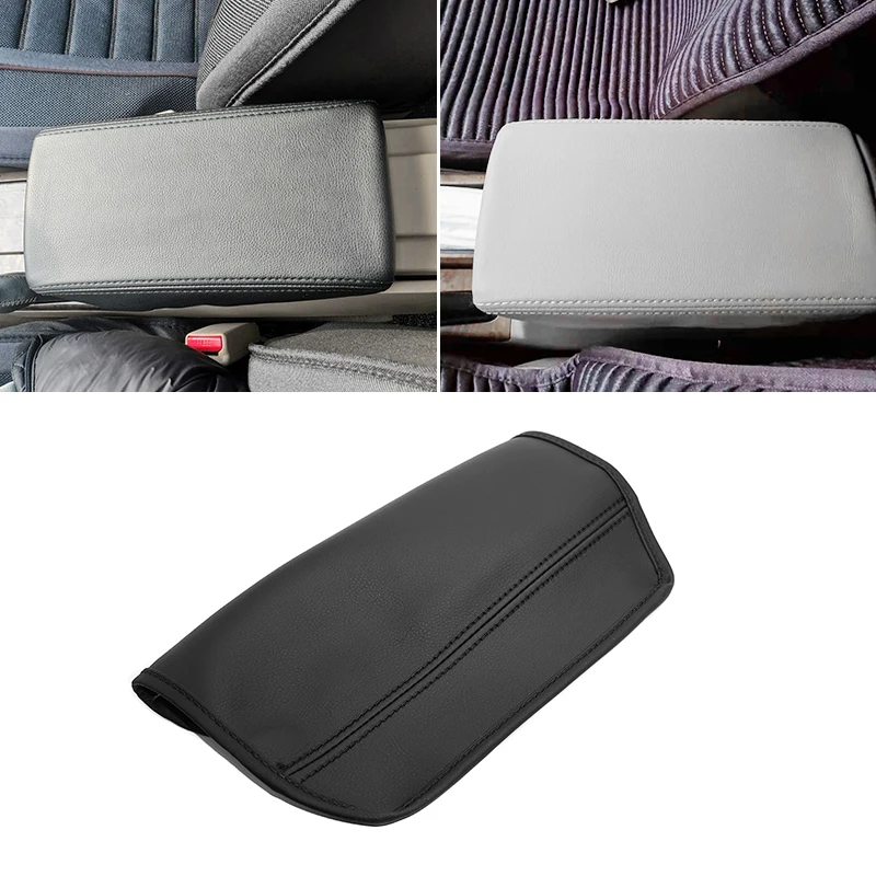 Armrest Leather Cover For Honda Accord 7th 2003 2004 2005 2006 2007 Car Center Control Armrest Box Elastic Band Cover Trim