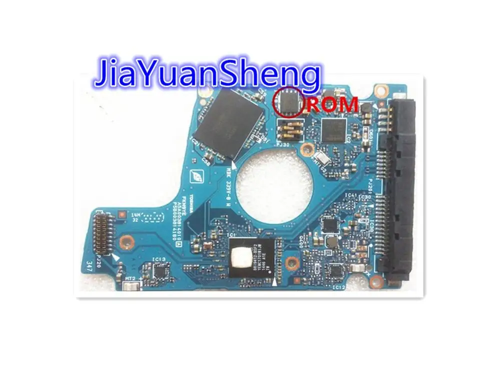 

Toshiba Hard disk circuit board MQ02ABD100H , MQ02ABF050H , Toshiba HDD PCB Logic board coding : G3814A