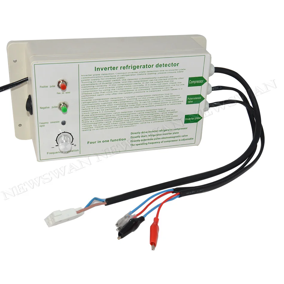 4 in 1 Frequency Conversion Refrigerator Compressor Tester Inverter Refrigerator Repair Tool Pulse Solenoid Valve Fault Detector