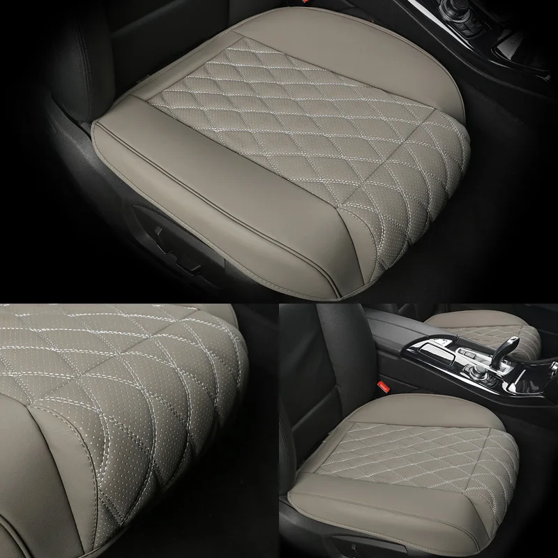 3D Breathable Leather Car Seat Cover Protector Mats Universal Automobiles Waterproof Car Van Auto Vehicle Seat Cushion Protector