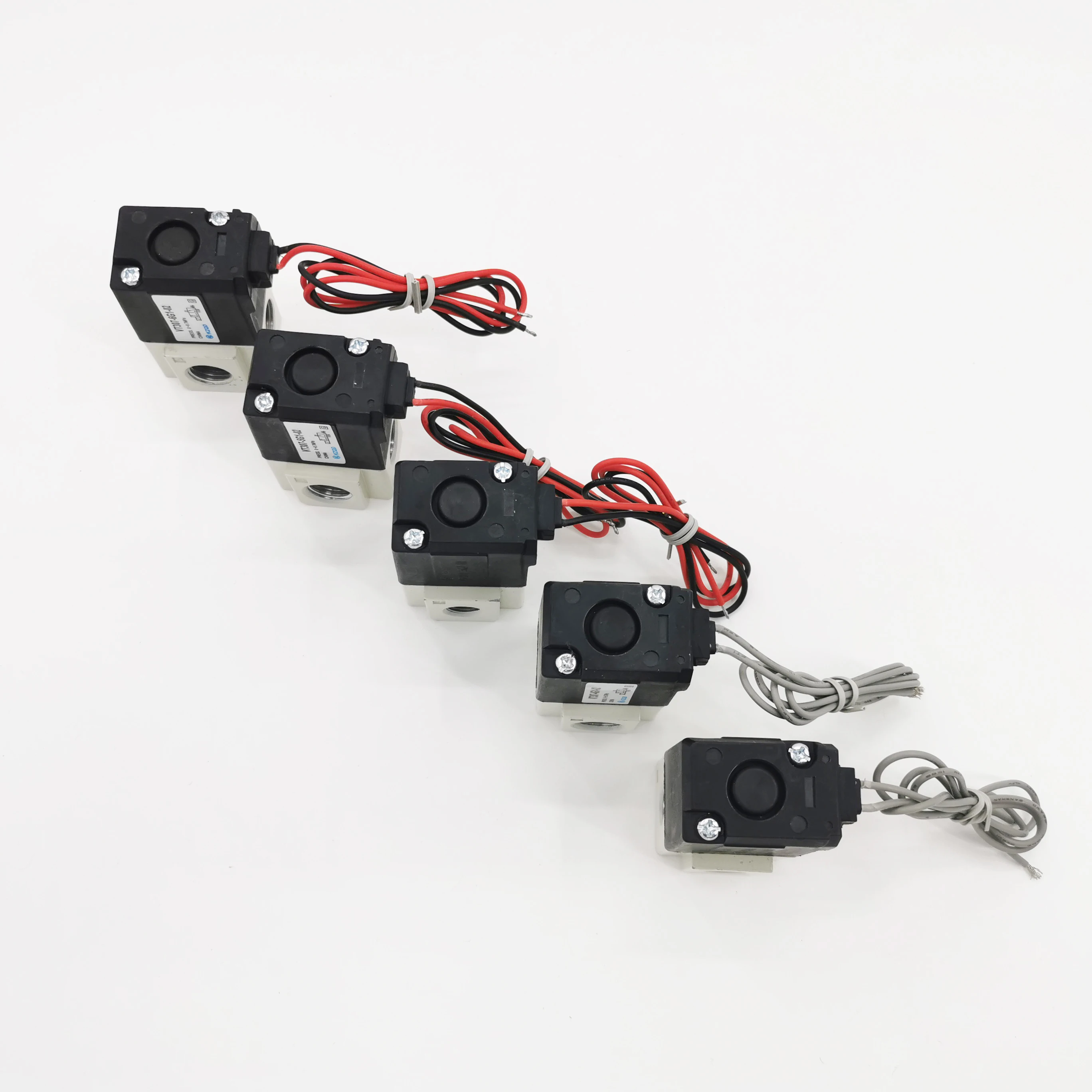3/2 Cách 1/4 ''SMC VT307 DC24V DC12V AC220V Không Khí Nén Thường Đóng Van Điện Từ