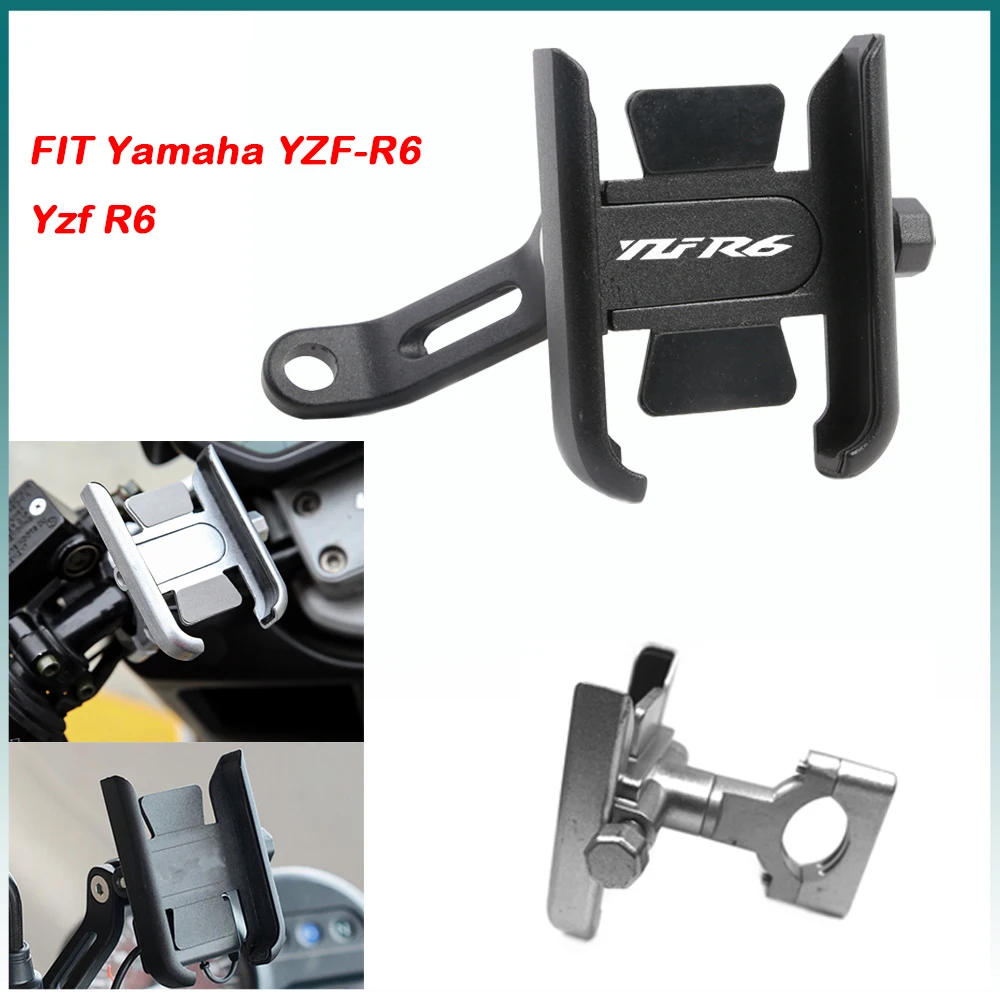 For  Yamaha YZF-R6 R6 Handlebar Mobile Phone Holder GPS stand bracket Motorcycle