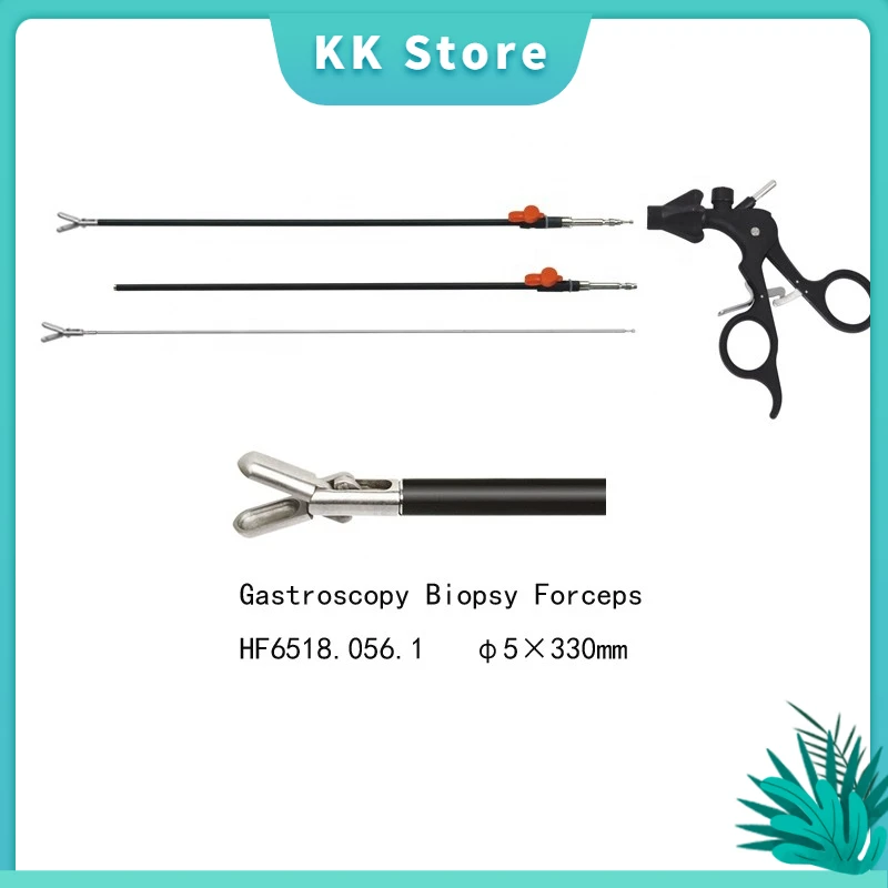 Reusable Endoscopy 5mm Medical Abdominal Biopsy Forceps Laparoscopic Short head Gastroscopy Biopsy Forceps