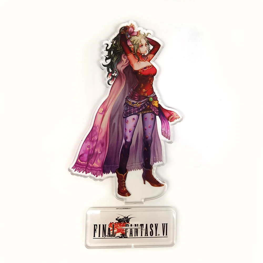  FF6 VI Terra Branford Dissidia  toy acrylic standee figurines desk decoration cake topper