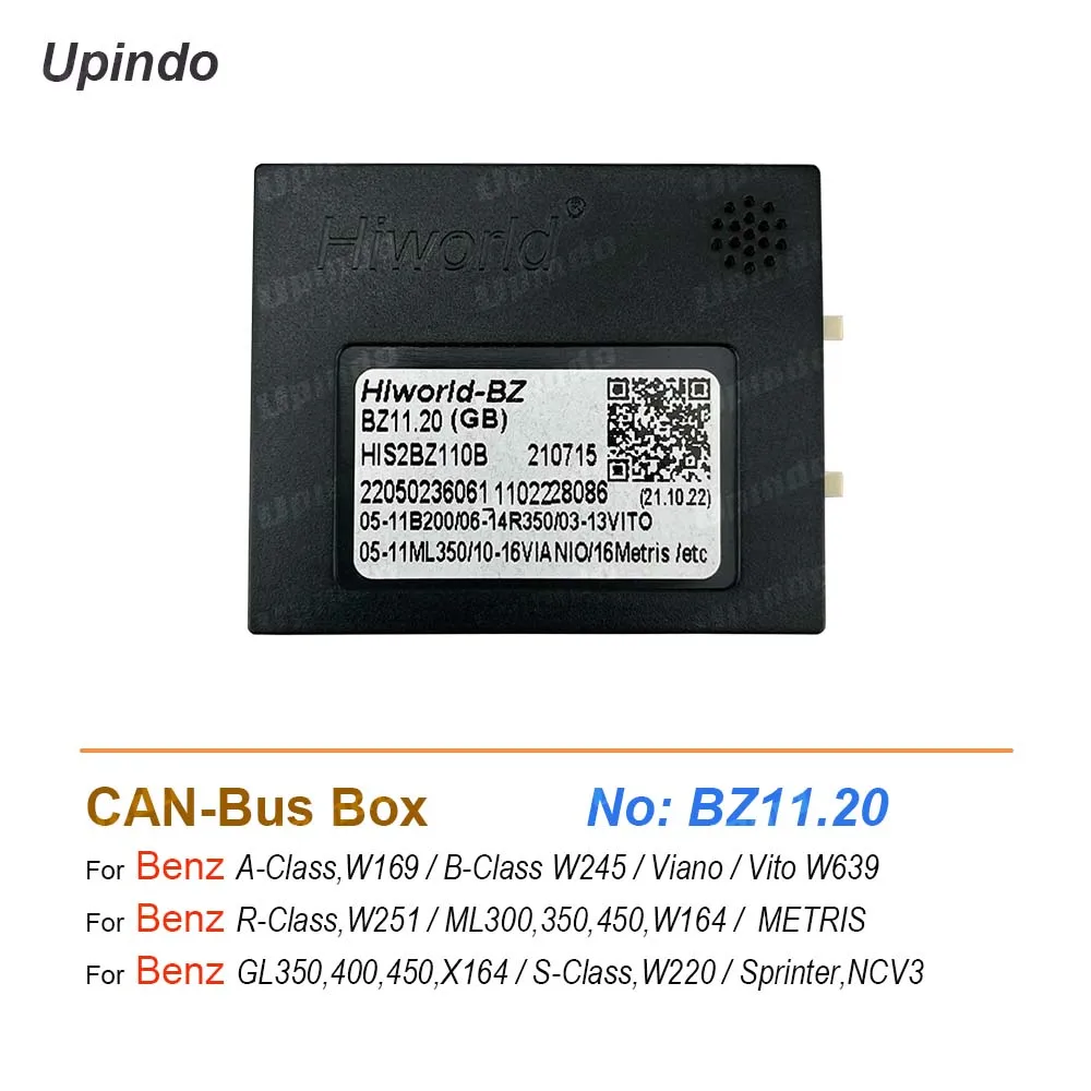 Car Radio CAN Bus Box Decoder Adapter For Benz W169 W245 Viano W639 W251 ML300 450 W164 GL350 400 X164 METRIS W220 Sprinter NCV3