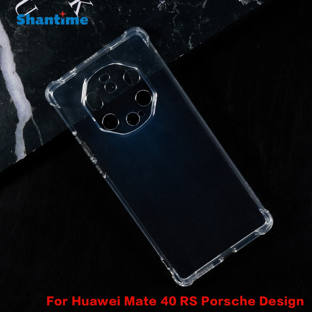 For Huawei Mate 40 RS Porsche Design Case Ultra Thin Crystal Clear Shock Absorption Technology Bumper Soft TPU Cover Case