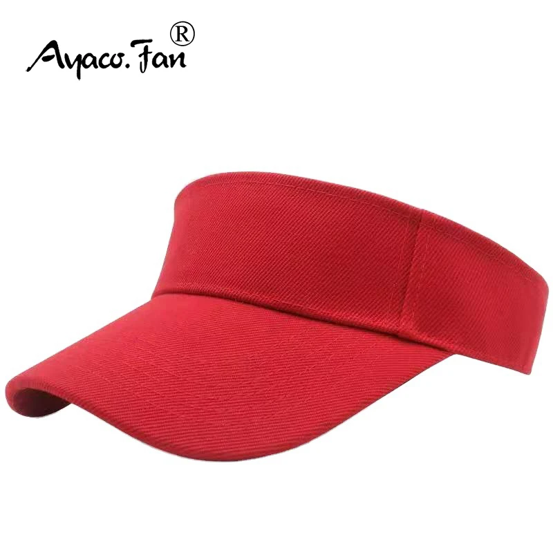 Parent-Child Summer Sun Hats Men Women Adjustable Visor UV Protection Top Empty Solid Sports Tennis Golf Running Sunscreen Cap