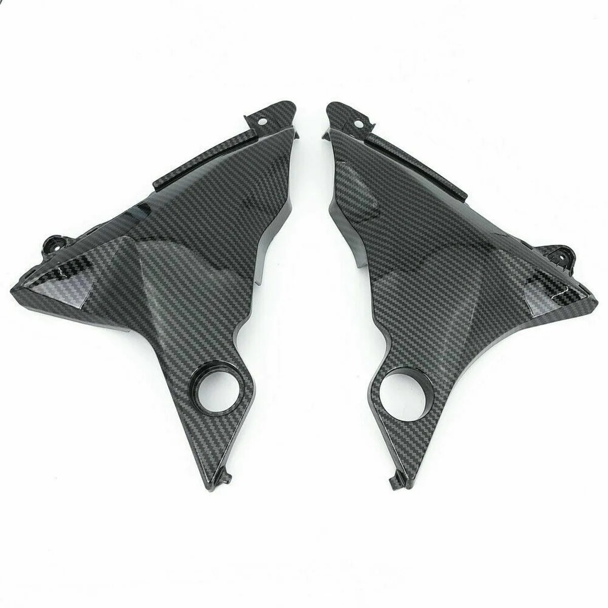 Carbon Fiber Pattern Mid Engine Frame Cover Panel Fairing for KAWASAKI Z800 2013-2016