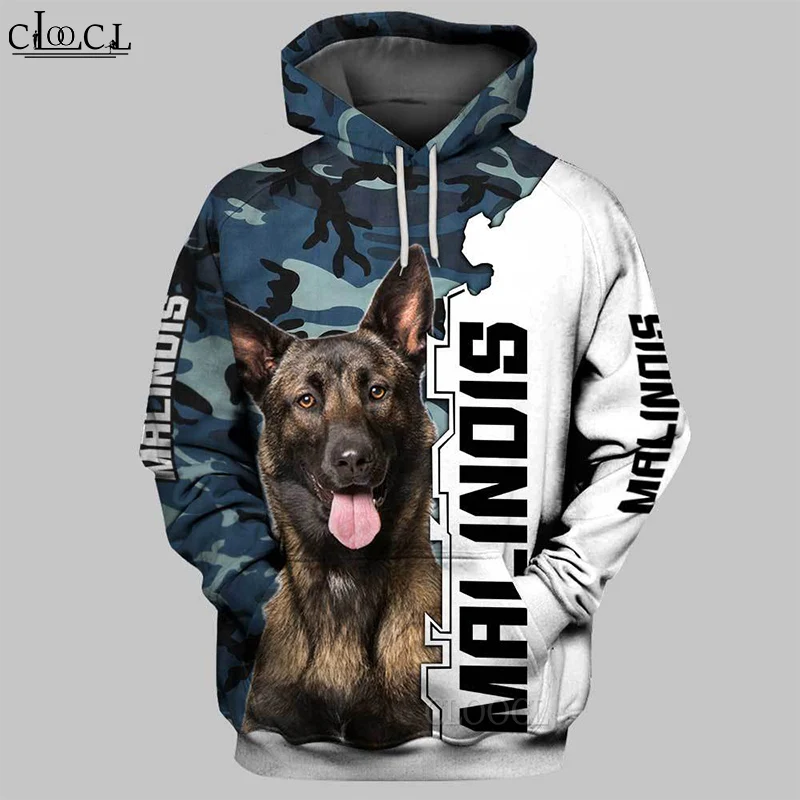 

HX Newest Popular Malinois Dog Camo 3D Print Hoodie Women Men Women Tracksuit Pullover Fashion Casual Hoodies Drop Shipping