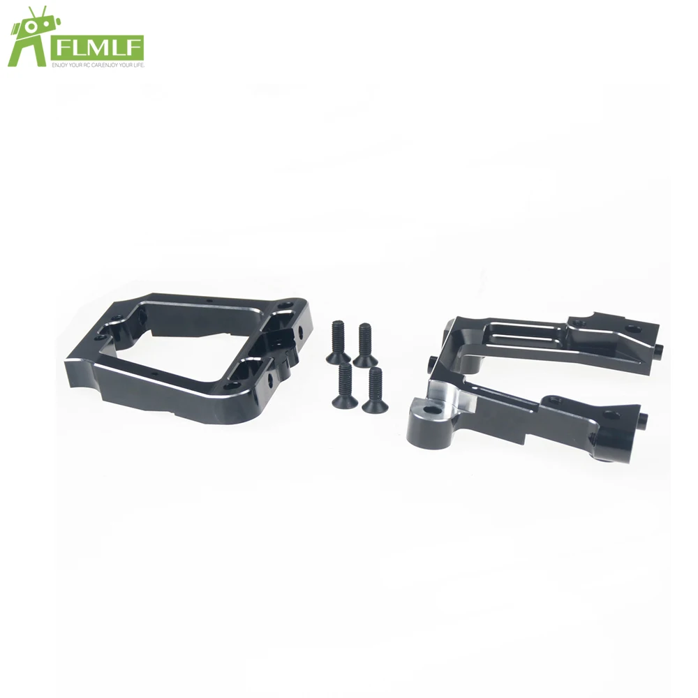 Alloy CNC Black + White Rear Main Frame Kit Fit for 1/5 HPI ROFUN BAHA ROVAN KM BAJA 5B 5T 5SC Rc Car Toys Games Parts