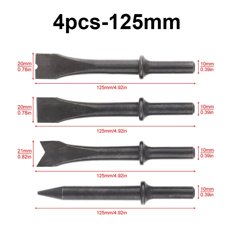 Cabeza de martillo de aire de acero duro, cincel de aire, soporte de cabeza de martillo de impacto sólido, herramienta neumática para eliminación de