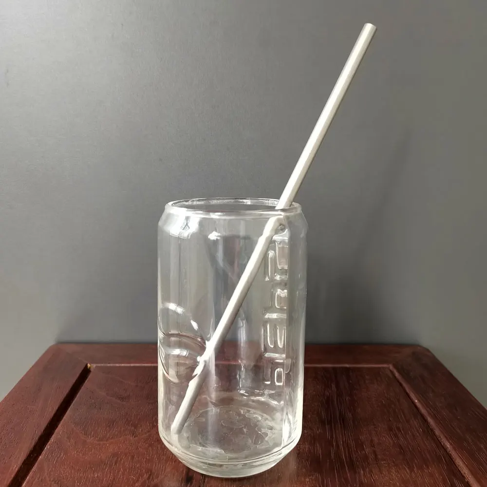 QingGear Reusable Eco-friendly Outdoor Camping Drinkware Supper Strong and Ultralight  Straight  Titanium Drinking Straw