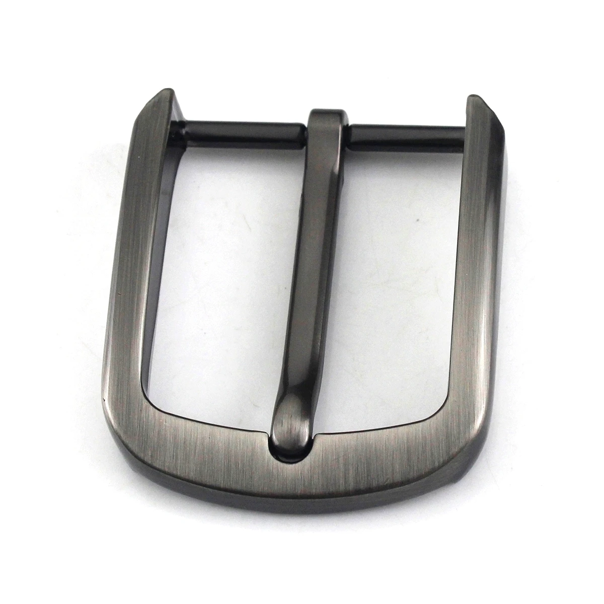 1x 금속 40mm 닦 았 벨트 버클 중간 센터 하프 바 버클 가죽 벨트 Bridle 고삐 하네스 맞는 37mm-39mm 벨트